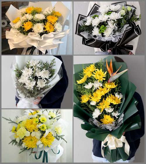 湖北孝感市大悟县东新乡红花村白事花束代送